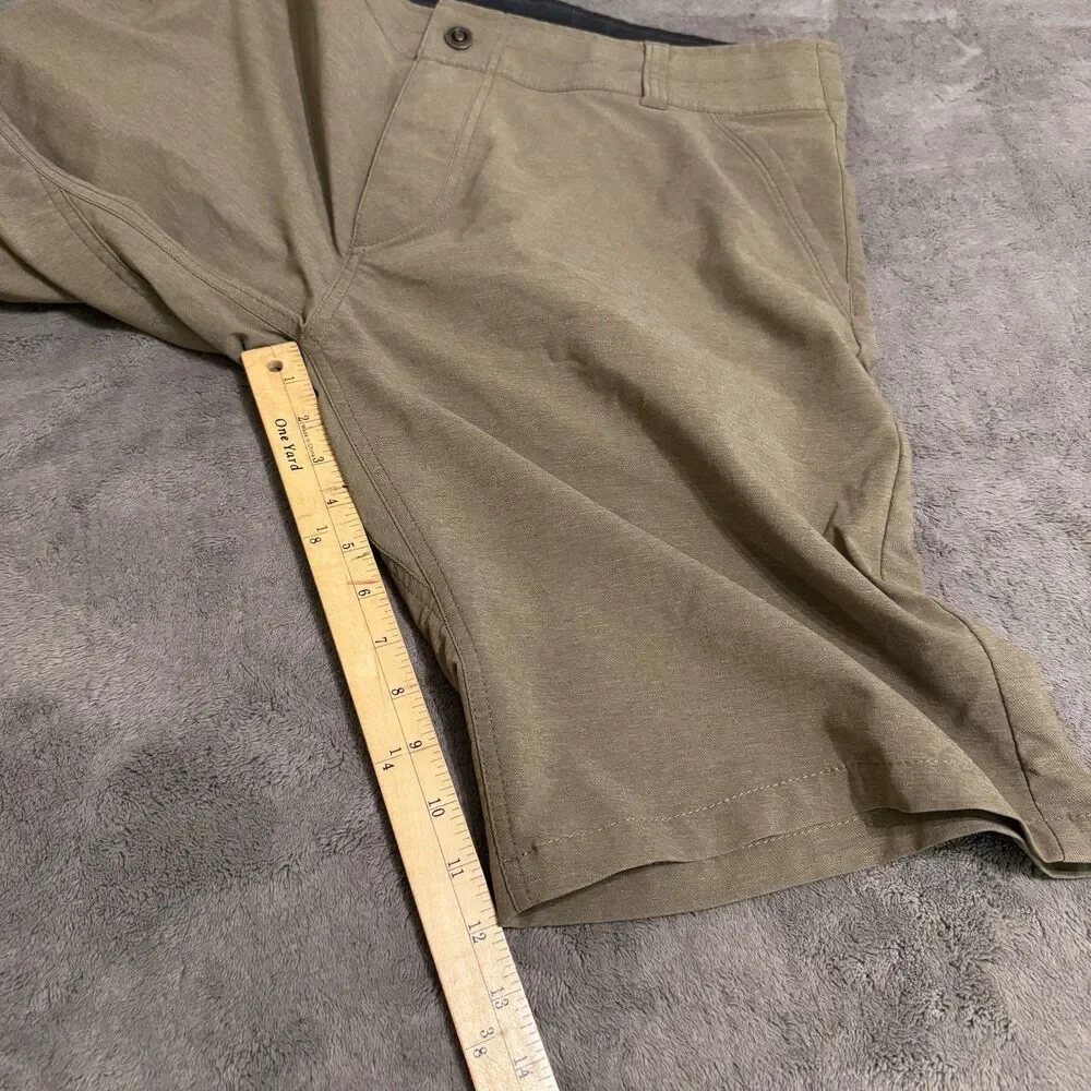 Kuhl Men’s Shift Amphibia Outdoor Athleisure Shorts Size 38 In Taupe Quick Dry